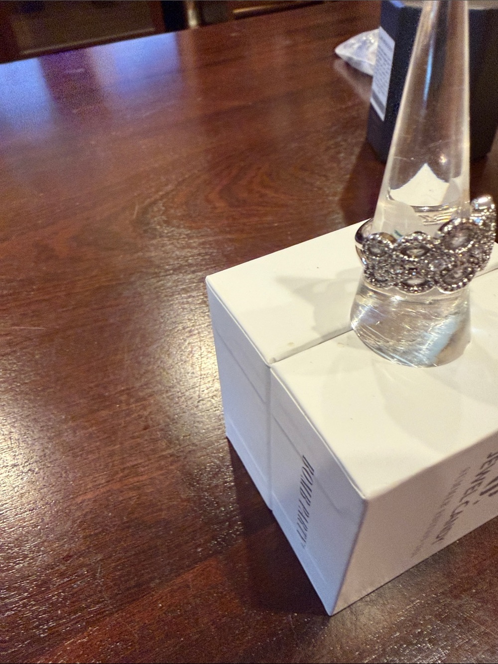 Cz on Rhodium - Picture 2 of 4
